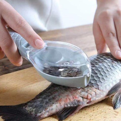 1Pc Fish Skin Brush Scraping Fishing Scale Brush Graters Fast Remove Fish Knife